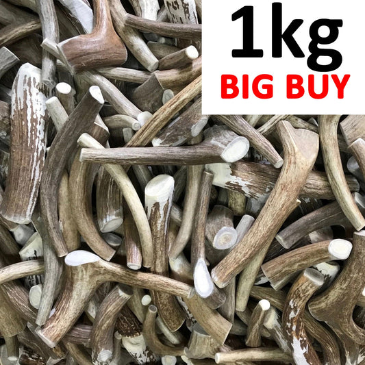 1kg deer antler pieces